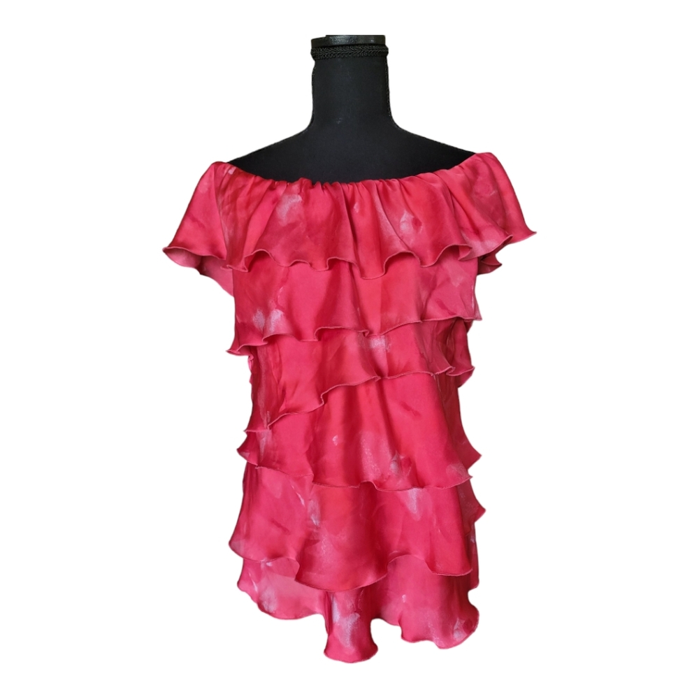 White House/Black Market Pink Women's blouse size M